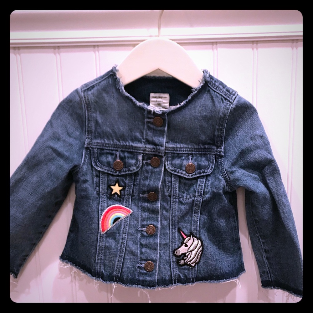 Baby Gap jean jacket with patches